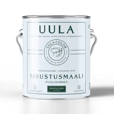 Uula interiör färg semi -matt