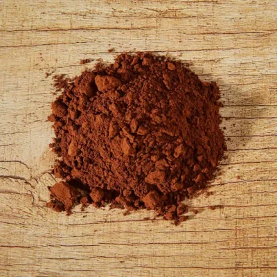 Poltettu terra väripigmentti