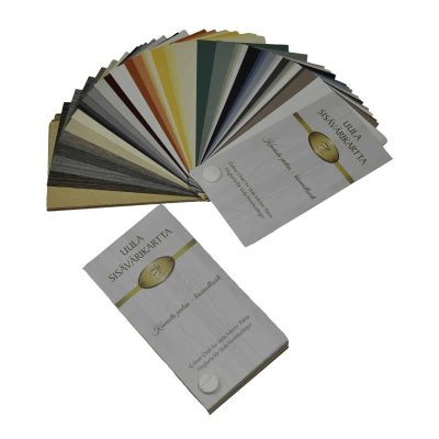 Color fan deck – Interior color chart shades