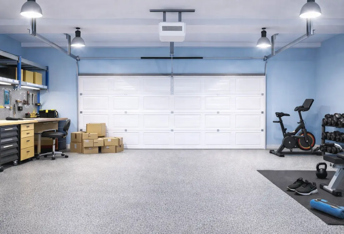 Autotalliin saa pienellä vaivalla suuren muutoksen nopeasti seinien ja katon maalauksella. Et tarvitse muuta kuin maalin, telan ja vision, jota lähdet sitten toteuttamaan. Sisään saat parhaan lopputuloksen poistamalla kaikki vanhat maalit ensin pois.  